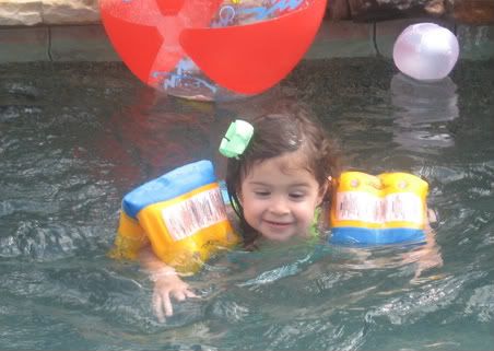 Arm Floaties Bigger Than Her Head | Rambling Is Therapeutic